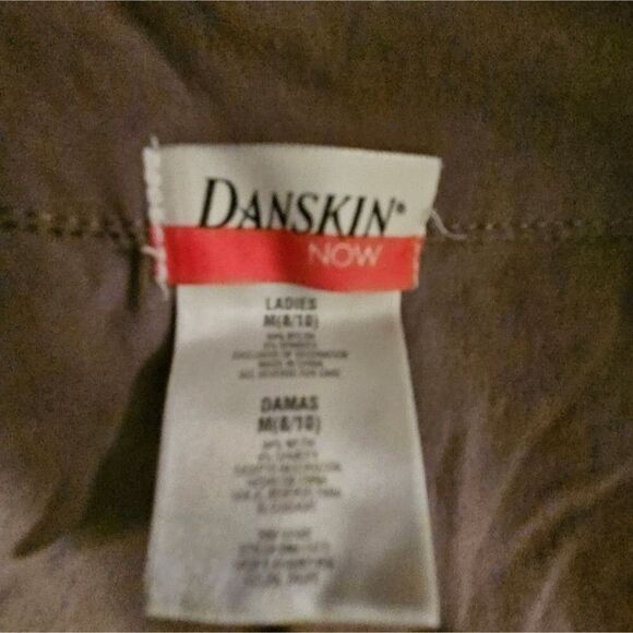 Danskin 2 Way Zippered Taupe Gray Light Jacket Womens Size M - Picture 2 of 9